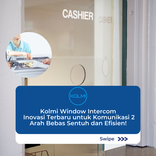 Kolmi Window Intercom Dual Way: Inovasi Terbaru untuk Komunikasi Bebas Sentuh dan Efisien