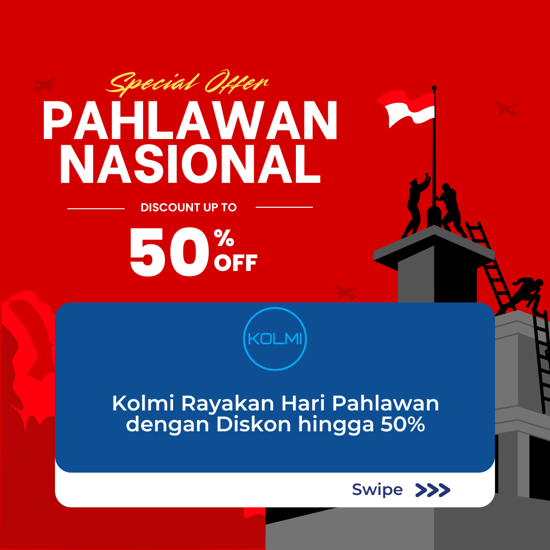 Kolmi Rayakan Hari Pahlawan dengan Diskon hingga 50%