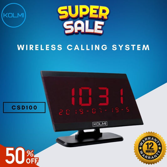 KOLMI Wireless Calling System Receiver Display CSD100