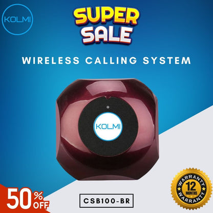 KOLMI Wireless Calling System Transmitter Button CSB100