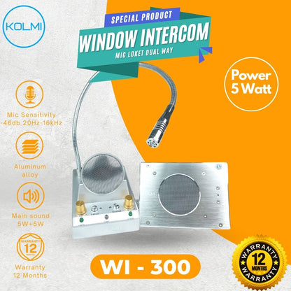 KOLMI Window Intercom WI300