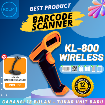 KOLMI Wireless Barcode Scanner KL800