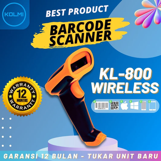 KOLMI Wireless Barcode Scanner KL800