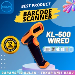 KOLMI Wired Barcode Scanner KL500